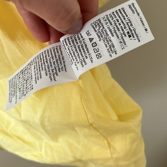 Madewell Belted Yellow Spring Trench Coat in Candlelight - Picture 11 of 11